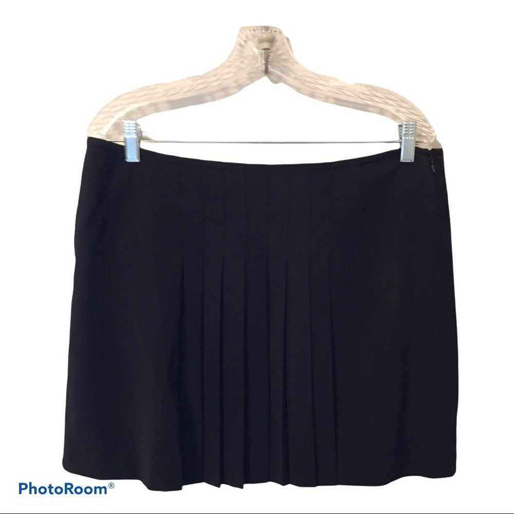 Burberry Black Pleated Skirt